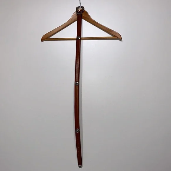 Vintage Kenneth Cole Western Style Leather Belt with Silver Buckle Detai… - Picture 14 of 14